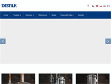 Tablet Screenshot of destila.eu